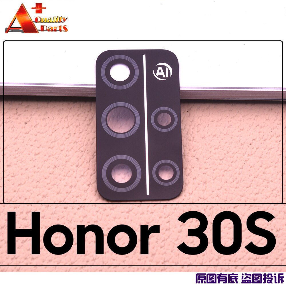 Original Zurück Hinten Kamera Objektiv Glas Abdeckung Ersatz Abdeckung Für Honor 30 Pro + 30S Ansicht 30 v30 pro: WHITE