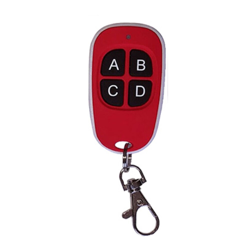 433.92 Mhz Duplicator Copy Code Remote Control Wireless Door Duplicate Key Fob 433MHZ Cloning Gate Garage: Red