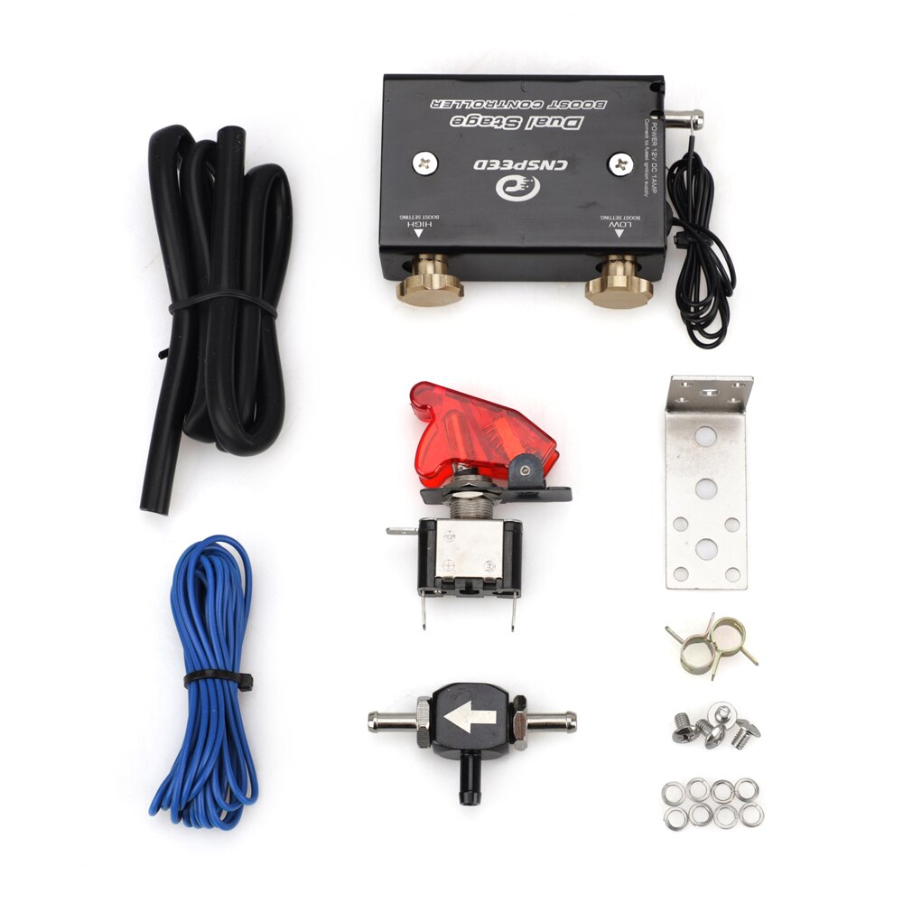 Adjustable Black Dual Stage Electronic Turbocharge... – Grandado