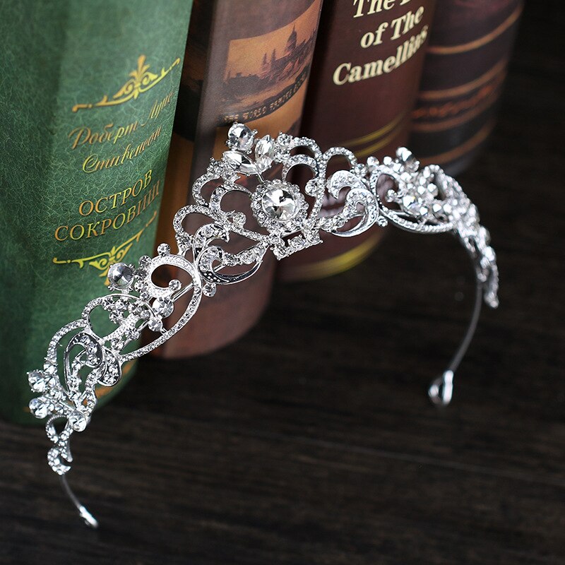 Bride Diamond Crown Wedding Bridal Tiaras Crystal Headband Tiara And Crown For Women Party Crowns Wedding Hair Accessories HG233