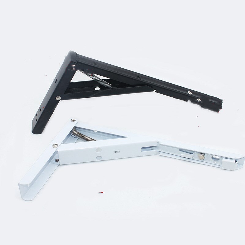 Three fold spring bracket bracket right angle laminated plate movable shelf support bracket triangle fold microwave oven separat