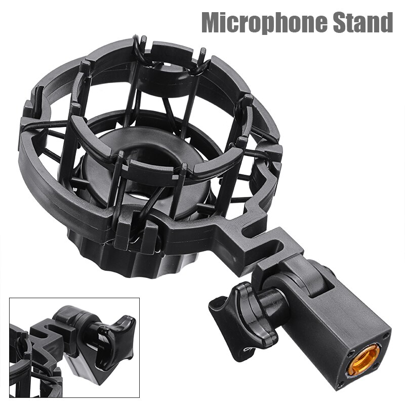 Mikrofon shock mount stativ clip til akg h -85 c3000 c2000 c4000 c414 mikrofon shock mount stand clip holder