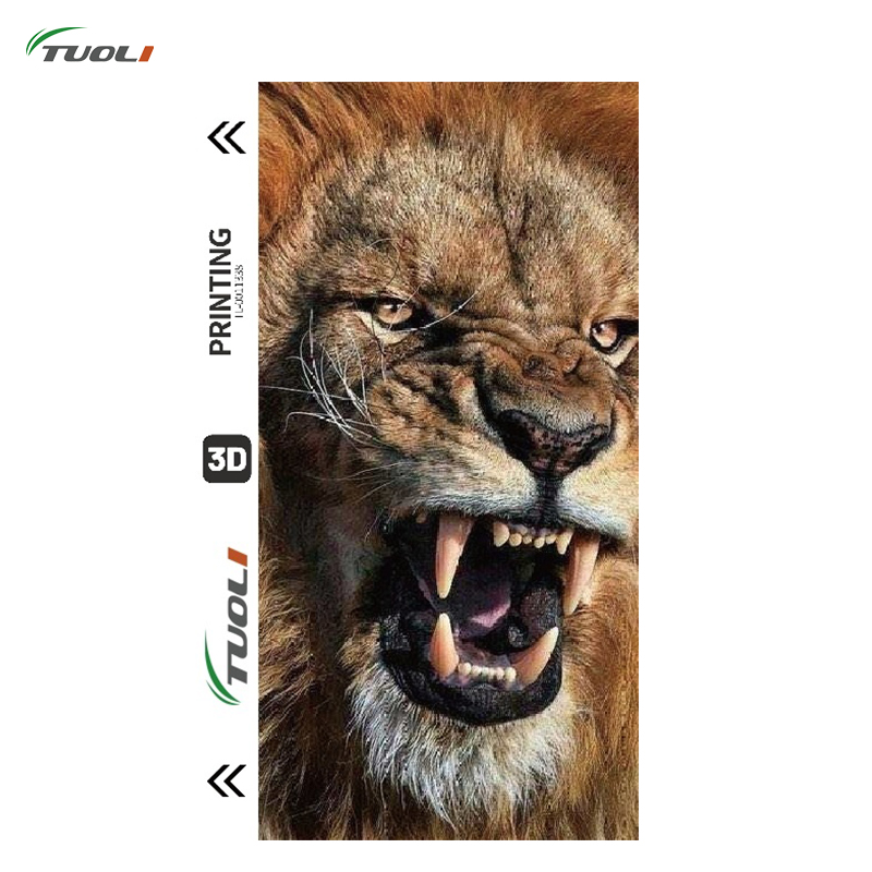 TUOLI 3D Animal película protectora trasera pegatina de teléfono cubierta de hoja para teléfono inteligente piel TL168 TL568 TL518 TL168Plus máquina cortadora