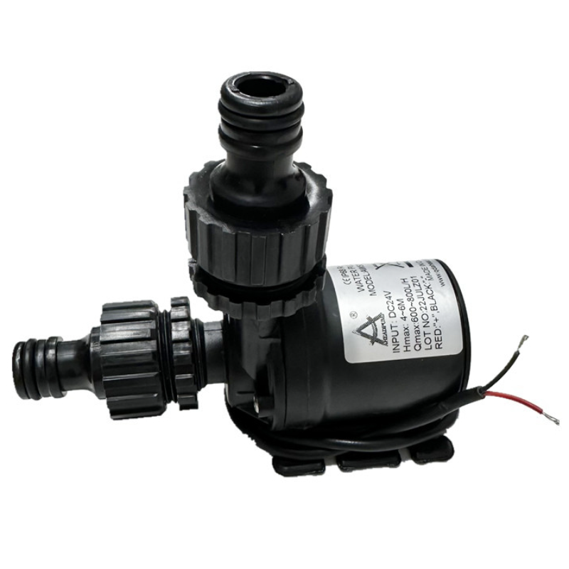 Vattenpump 12v högtryck ultratyst solcellsdriven  dc 24v lyft 5m 800l/ timmar borstlös motor dränkbara vattenpumpar snabbkoppling