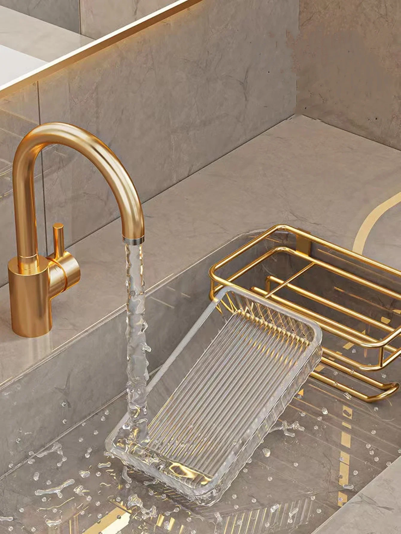 Lichte luxe badkamer tissue box rack gratis ponsen muur hangende badkamer toilet muur aromatherapie papierlade