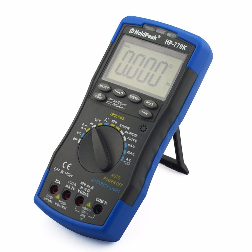 HoldPeak HP-770K Digital Automotive Multimeter car... – Vicedeal
