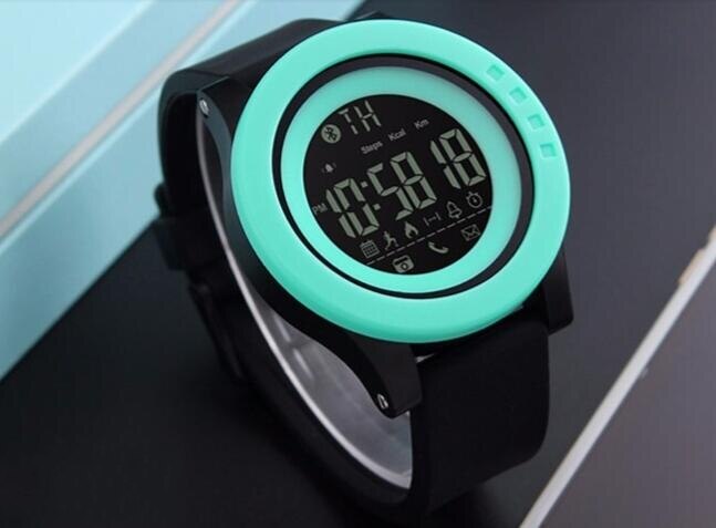 Smart sport uhr lauf kalorien schritt-und-schritt wasserdichte multi-funktion unisex elektronische uhr: green