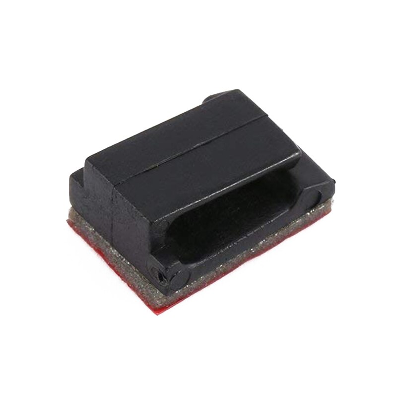 100 Stuks Adhesive Kabel Clips Draad Klemmen Auto Kabel Organizer Cord Tie Houder