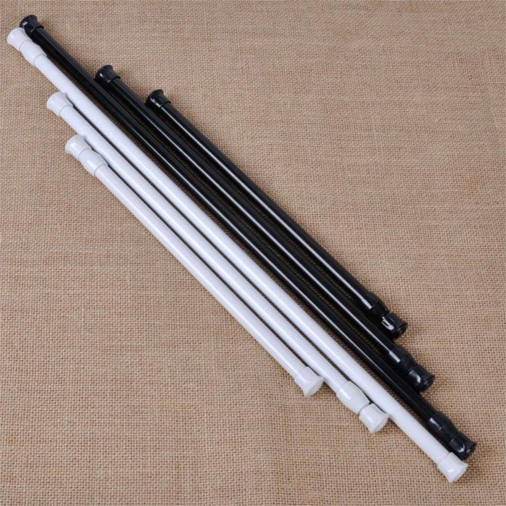 Extendable Adjustable Spring Tension Rod Pole Curtain Shower Bathroom Window
