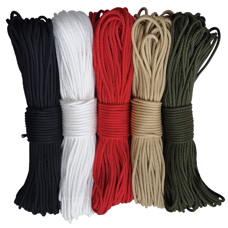 Dia 3 mm 5 10 20 30 metrów rdzeń spun linka spadochronowa smycz namiot liny dla Camping Clothesline DIY bransoletka
