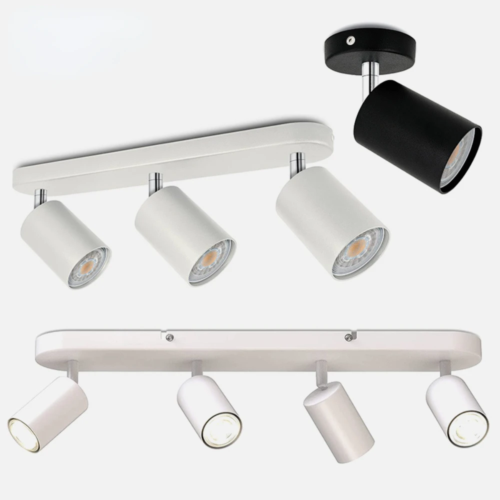 Heldere Installatie Plafond Anti-Glare Triple Heads Ronde Streep Schijnwerpers Slaapkamer Restaurant Lampen Omgevingsverlichting Downlights