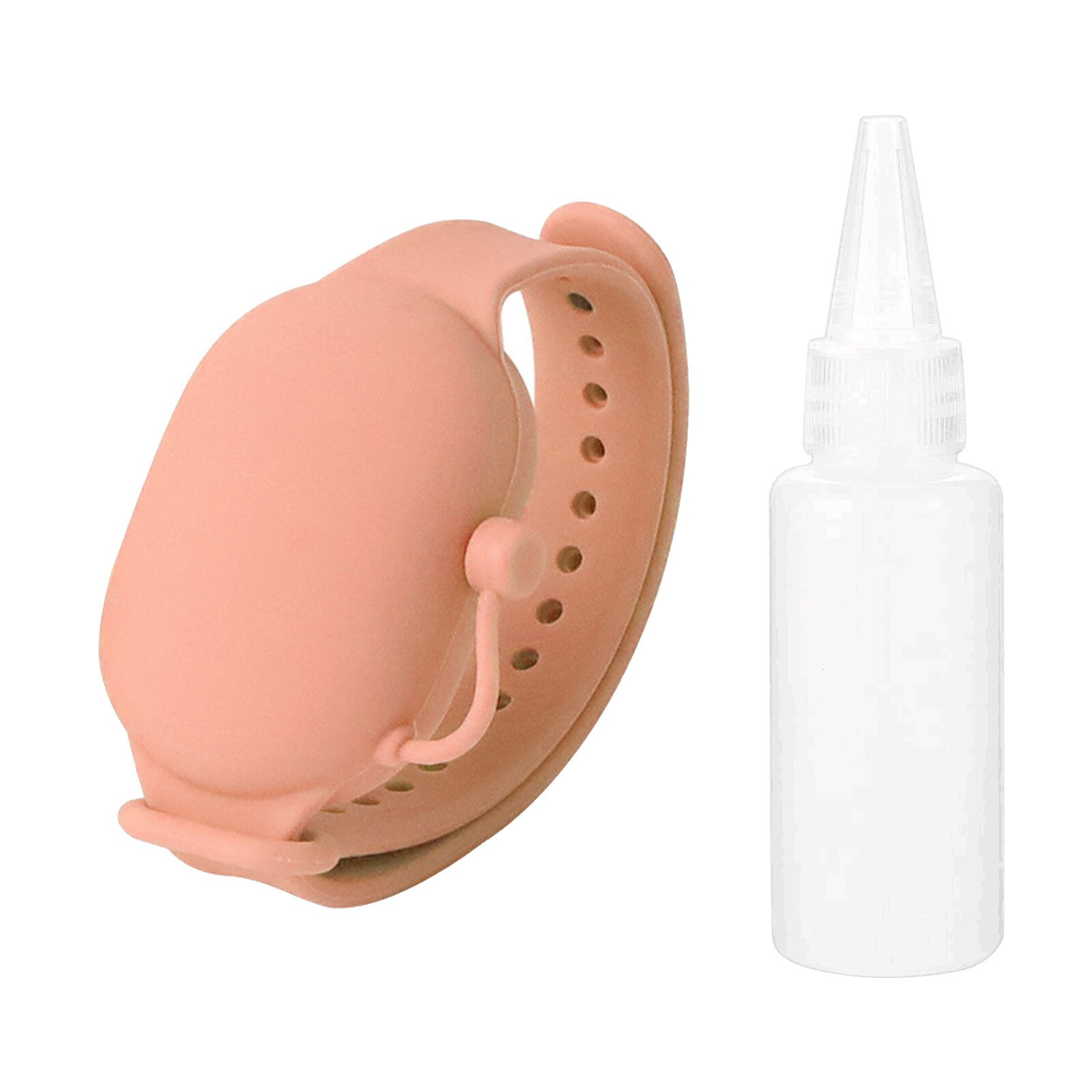 Adult Kids Liquid Wristband Hand Dispenser Handwash Gel Whole Sanitizing Silicone Alcohol Dispensing Bracelet Wrist Strap: B