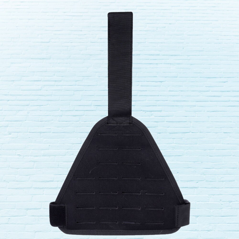 Molle Leg Platform Buckled Thigh Strap Leg Thigh Leggings Device Thigh Panel for Outdoor Sport (Black Styl