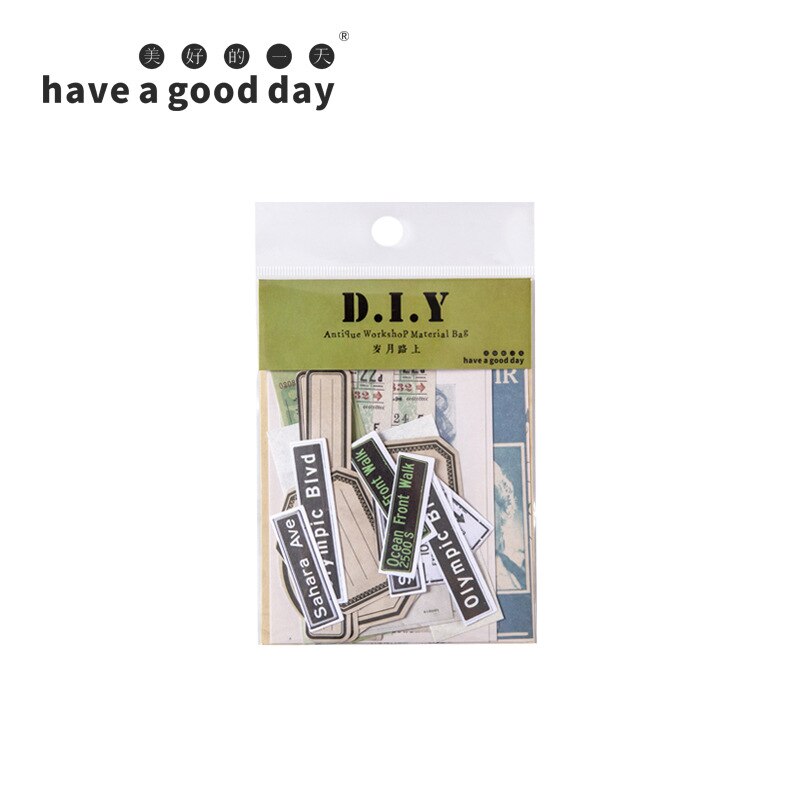 40 teile/los Memo Pads Haftnotizen Antike Handwerk Werkstatt papier Müll Tagebuch Scrapbooking Aufkleber Büro Schule schreibwaren