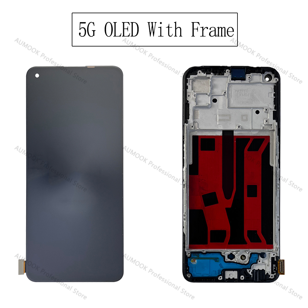 6.43" For OPPO A94 LCD Display CPH2203 Touch Screen Digitizer For OPPO A94 5G LCD Display CPH2211 LCD Replacement Parts: AZURE