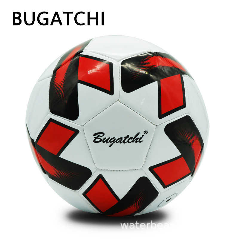 Soccer Ball Sizes 3 4 5 Practice Traditional Balls For Kids Youth Adults Training PVC Competition Football: Red Size 5
