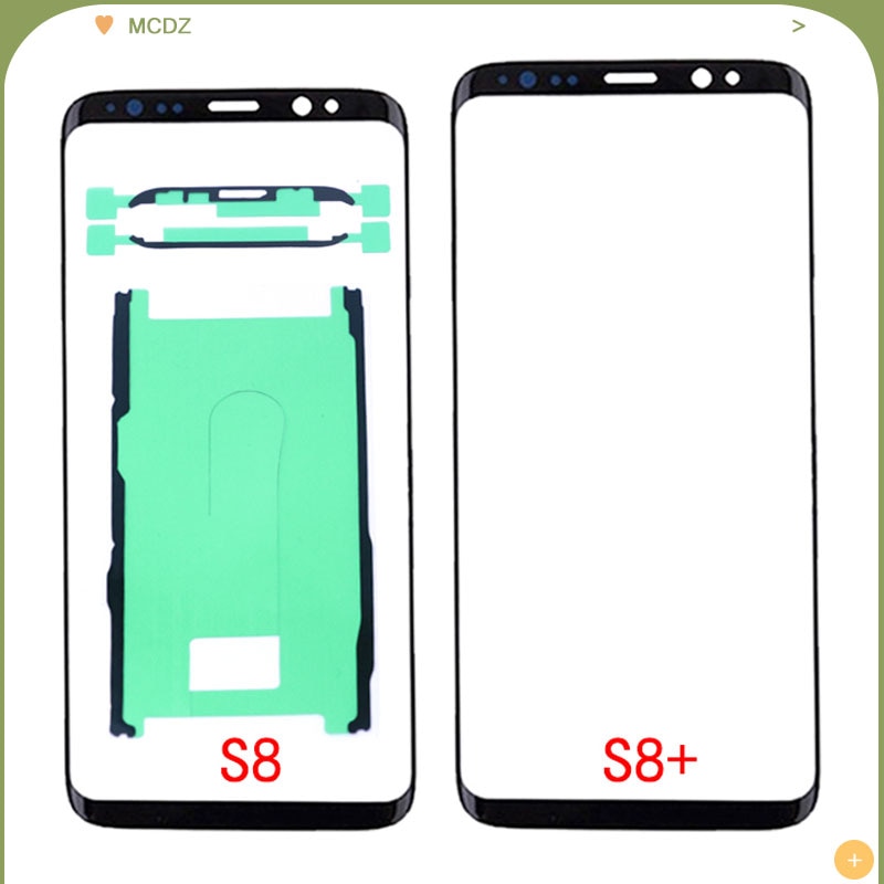 S8 For Samsung Galaxy S8 S9 Plus S8+ S9+ Note 8 9 S10e LCD display Front touch panel screen replacement Outer Glass Lens