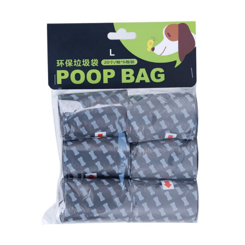 Pet Travel Folding Poop Scoop Clean Pick Up Droppings Cleaner Dog Outdoor Toilet: garbage bag / S