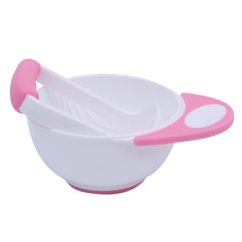 Silicone Non Spill Feeding Toddler Gyro Bowl Dishes Baby Avoid Food Spilling Grinder Baby Food Mills Solid Feeding