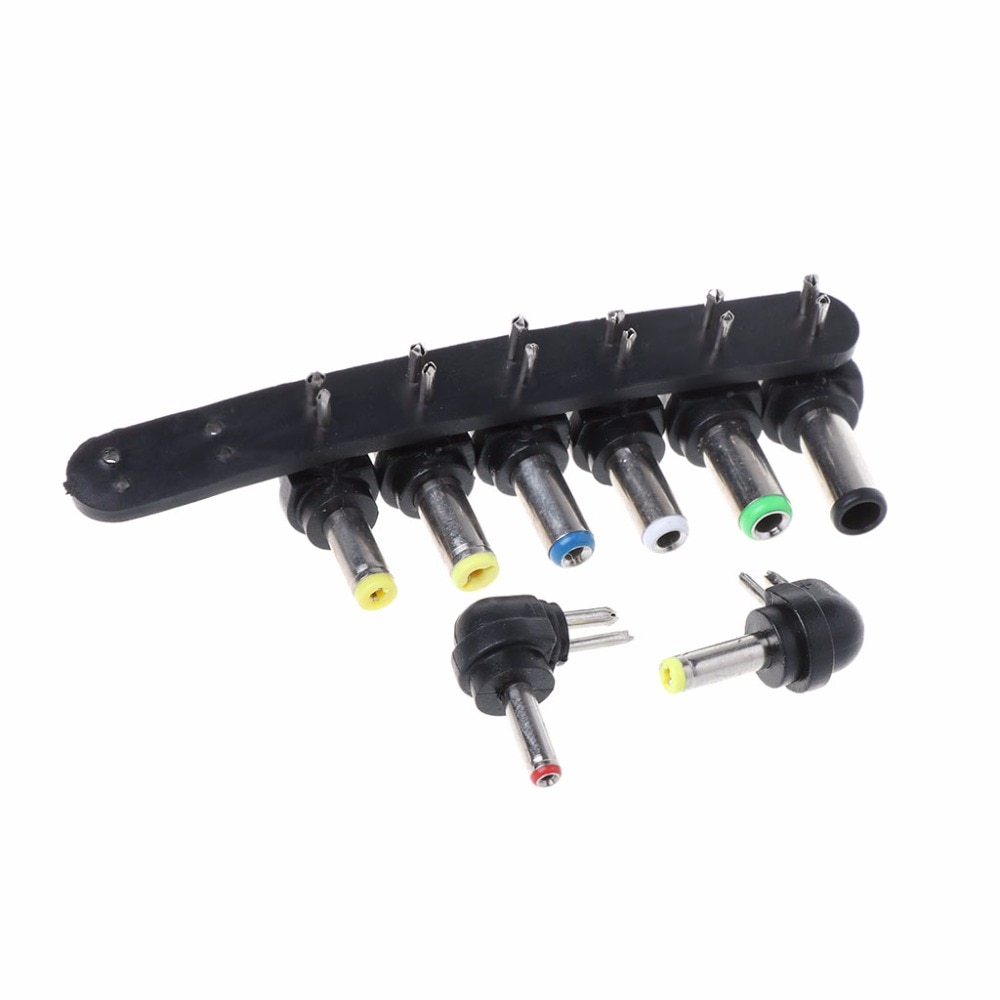 8 pièces/ensemble universel chargeur d'alimentation cc adaptateur prise Jack connecteur pour ordinateur portable PC prises cc pour adaptateur secteur