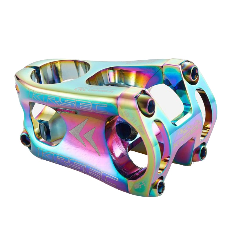 KRSEC CNC Aluminium kurz Stengel 50mm MTB XC Behälter Fahrrad Fahrrad Lenker Vorbau 28.6*31,8mm Ultra-licht Fahrrad Stengel Radfahren Zubehör