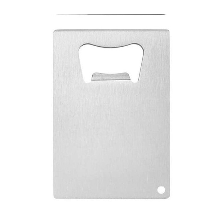 Premium Metal Beer Opener Portable Beverage Beer Bottle Openers Stainless Steel Kitchen Bar Tools: Light Grey