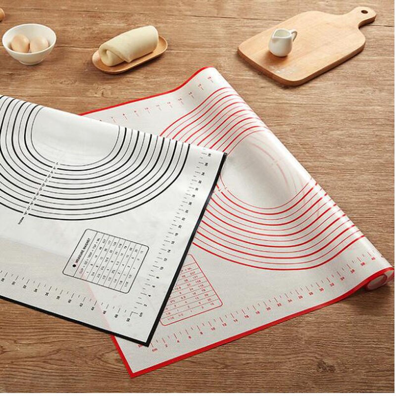 Dough Silicone Baking Mat Pizza Dough Maker Pastry Kitchen Cooking Gadgets Bakeware Kneading Pad Accessories