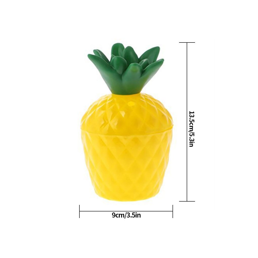 Hawaiian ananas kop tropisk frugt halm bordservice twist-åben låg drikkevarer