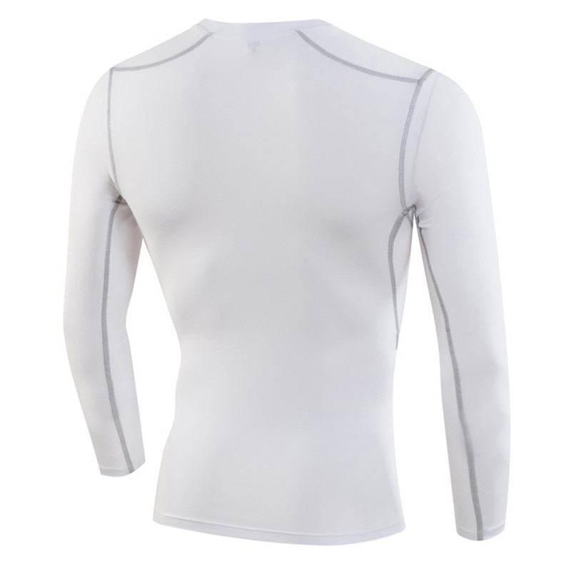 Men's Compression Shirts Tight Long Sleeve Base Layer for Gym Workout Fitness Crossfit Running Cycling Sportswear Tops