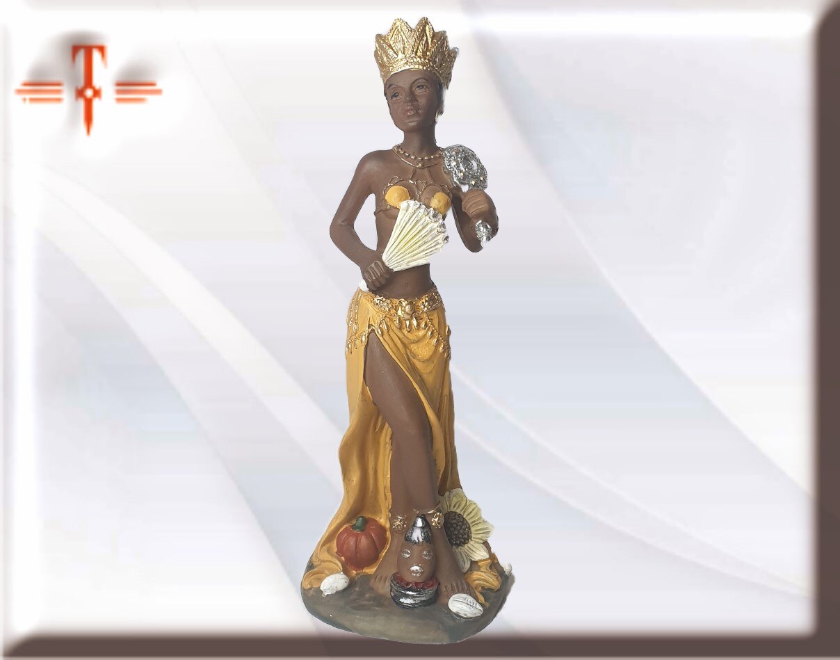 Estatua Orisha Oshun Oxun , Santería , Palo Mayombe