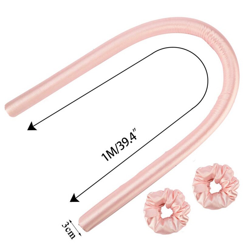 Heatless Curling Rod Headband No Heat Hair Curlers Ribbon Hair Rollers Sleeping Soft Curl Bar Wave Formers DIY Hair Styling Tool