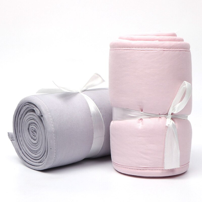 Parachoques de verano para cama de bebé recién nacido cuna de algodón cuna transpirable parachoques para Protector de cabeza juego de cama para bebé decoración de la habitación