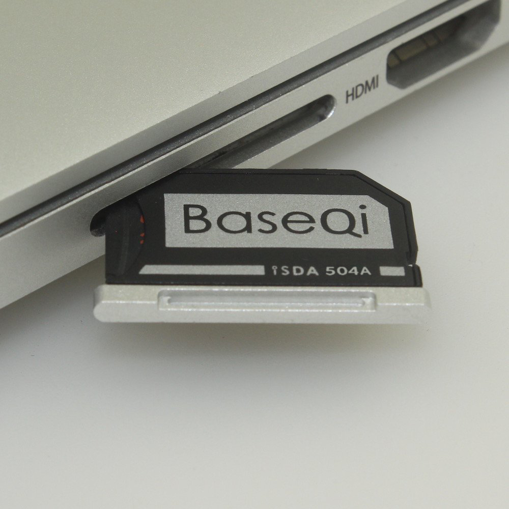 Baseqi aluminiumskortadapter til macbook pro retina 15 tommer model år sen/efter