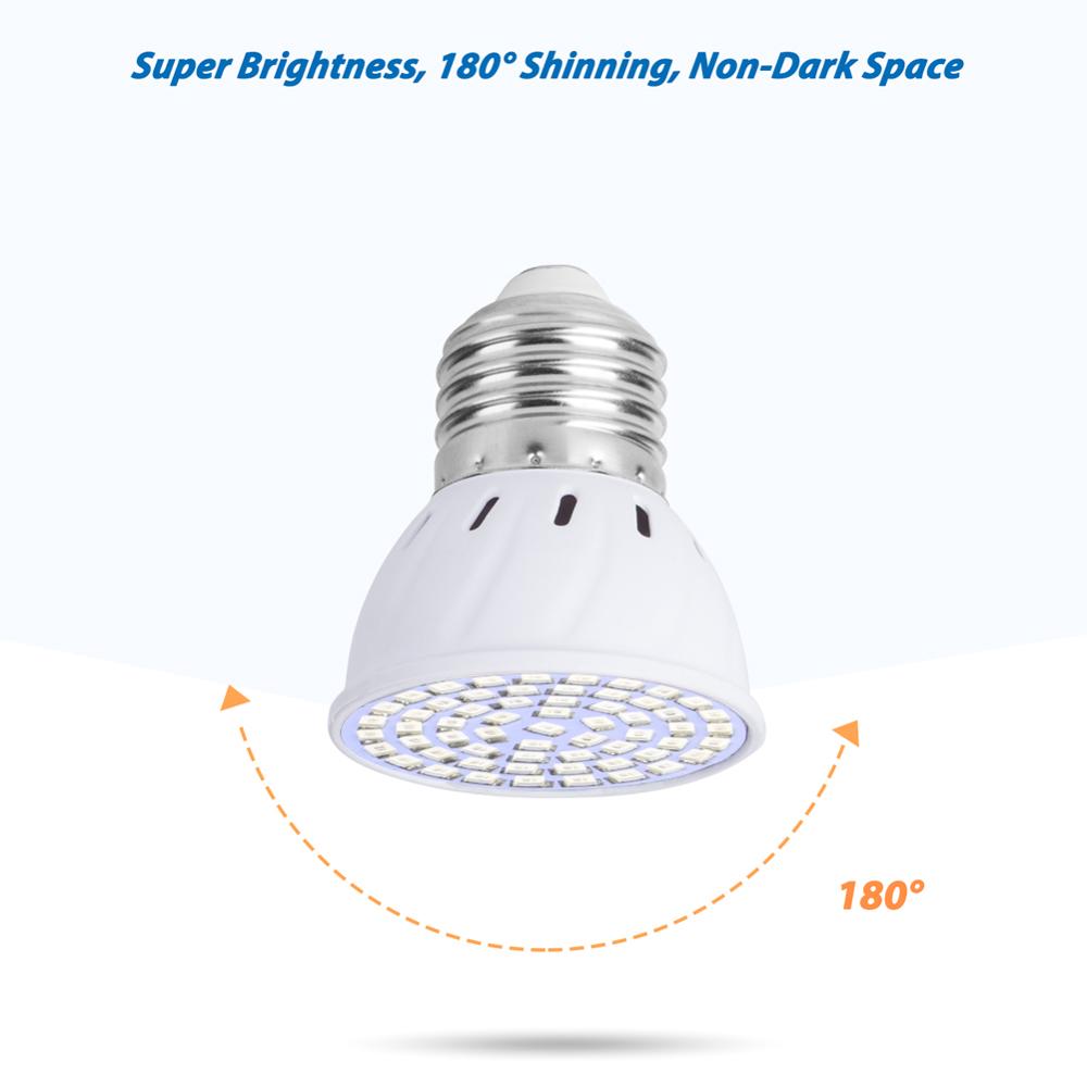 GU10 Grow Bulb E14 LED Full Spectrum E27 LED Growing Lights For Indoor LED Plant Lamp 3W 5W 7W 15W 20W MR16 Hydroponic Light B22