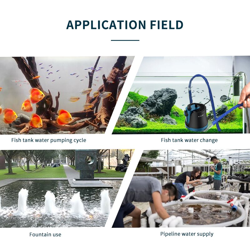 Ultra Quiet submersible water pump for Pond, Aquarium, Fish Tank Fountain Marine & Freshwater Aquariums