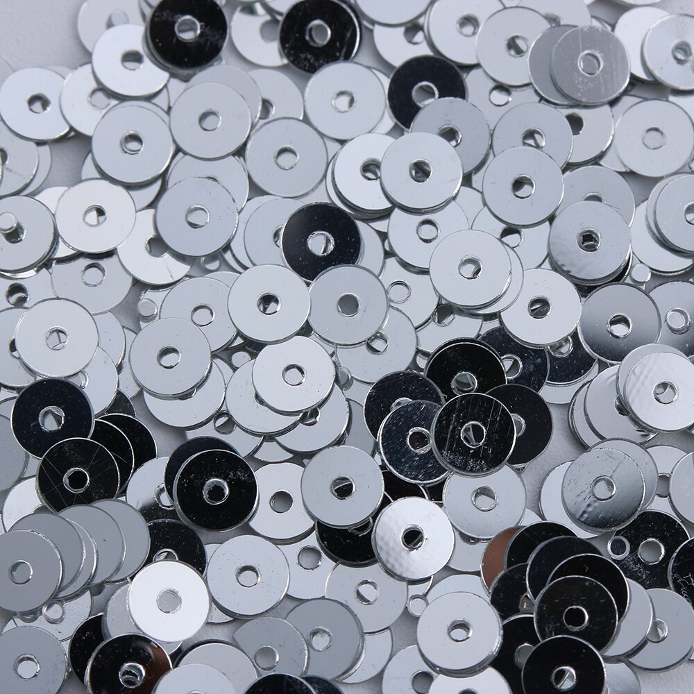 1000 stuks/zak 4mm veelkleurige losse plastic pailletten voor thuis, feest, bruiloft, decoratie, versiering, doe-het-zelf, knutselen, naaien, accessoires