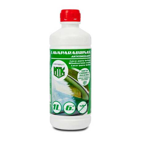 MOT103261LT - Líquido Lavaparabrisas coche 1l-10% MTK anticongelante hasta -6º invierno