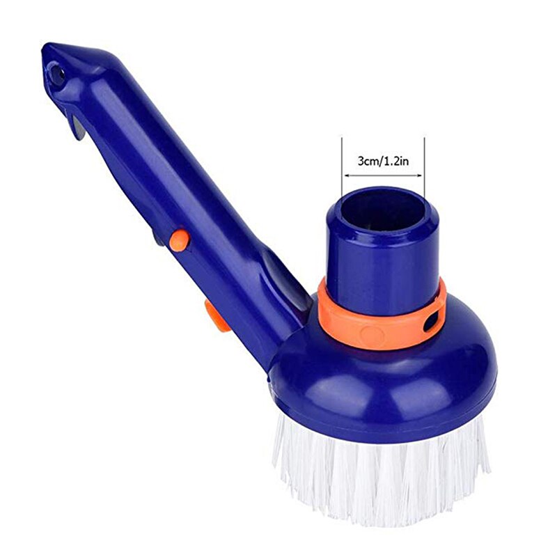 Kleine zuigkopborstel voor zwembadborstels zuig-stofzuiger reinigingsaccessoires: Default Title