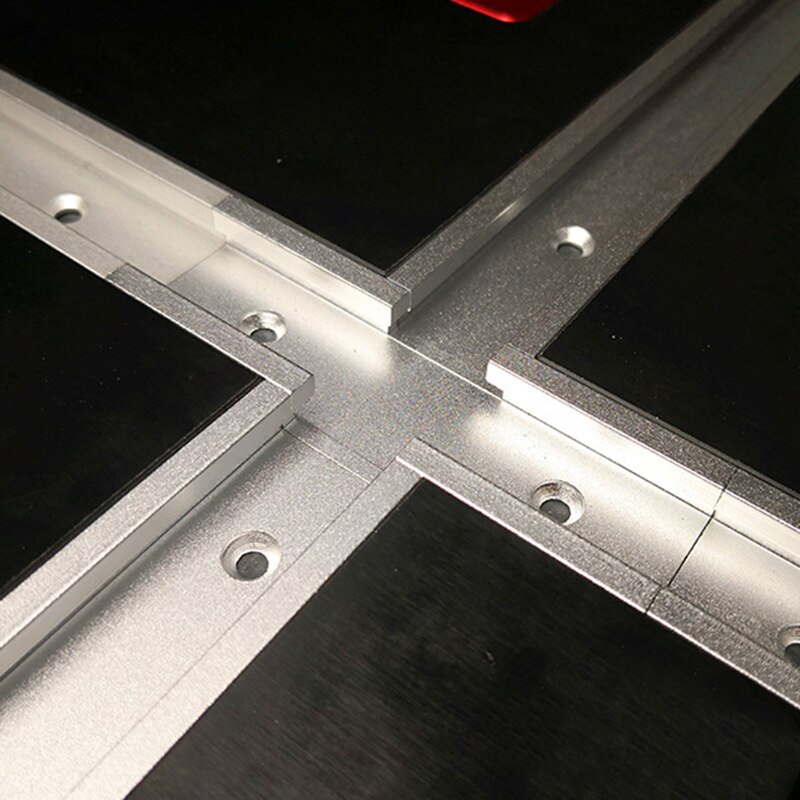 200mm kryds-t-spor-forbindelsessæt 30- type t-slot geringsspor jig-armaturstikstik  mu8669