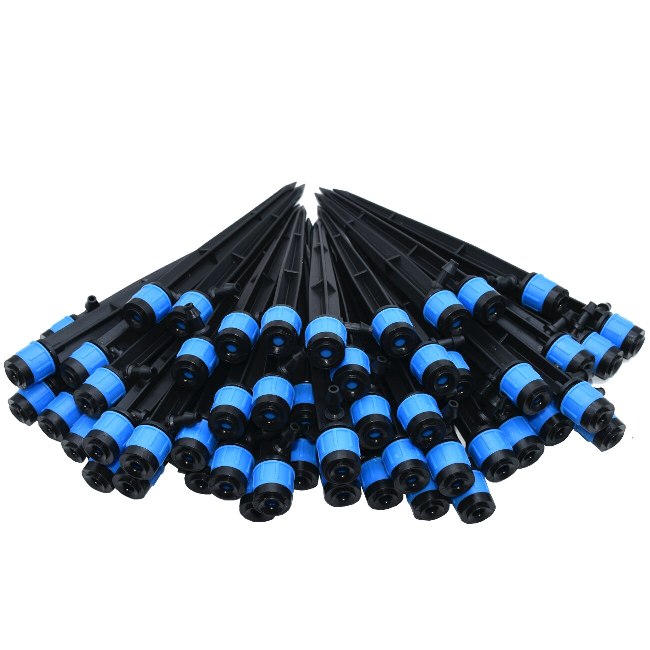 30-500PCS Adjustable 1/4 Irrigation Misting Dripper 360degree Sprinkler Drip Watering Tool 4/7mm Hose Garden Yard Greenhouse