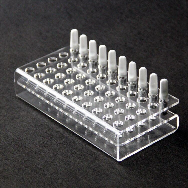 Acryl Basis Cbd 25-50-49-100 Verstuiver Stand Clear Houder Deck Display Voor 510 Rda Rta elektronische Sigaret Tank Diy Vaporizer