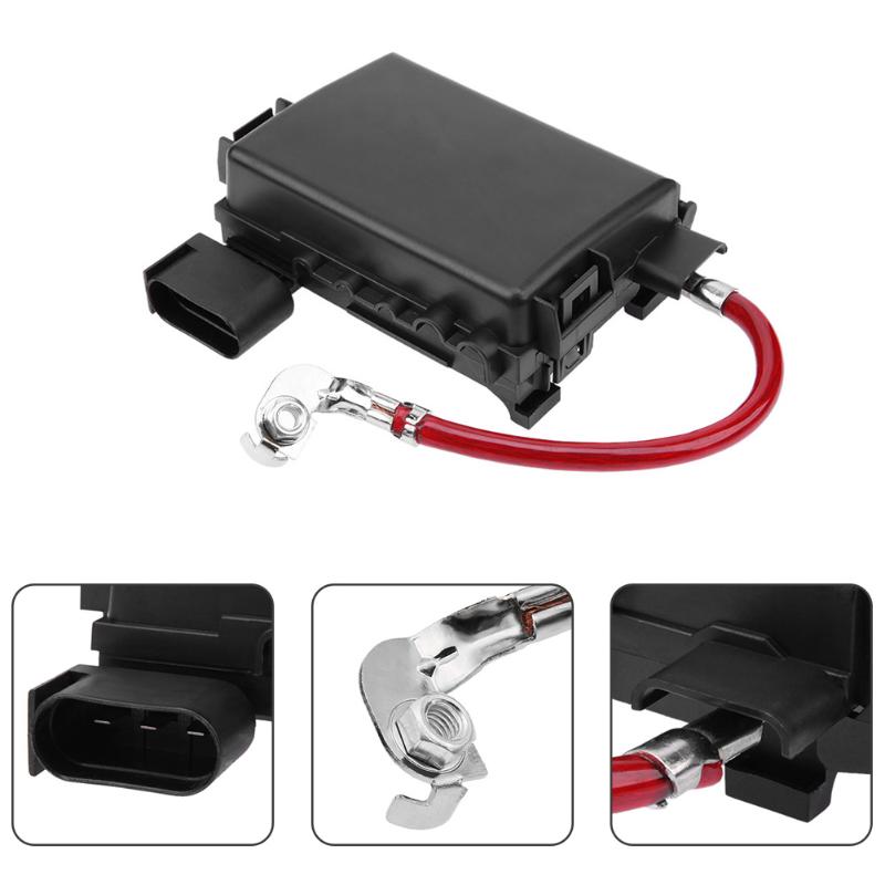 VODOOL Auto Sicherung Batterie Kasten Terminal Zubehör Auto Zubehör Batterie Sicherung Kasten Auto Styling für Volkswagen Bora Golf Mk4 98 -05