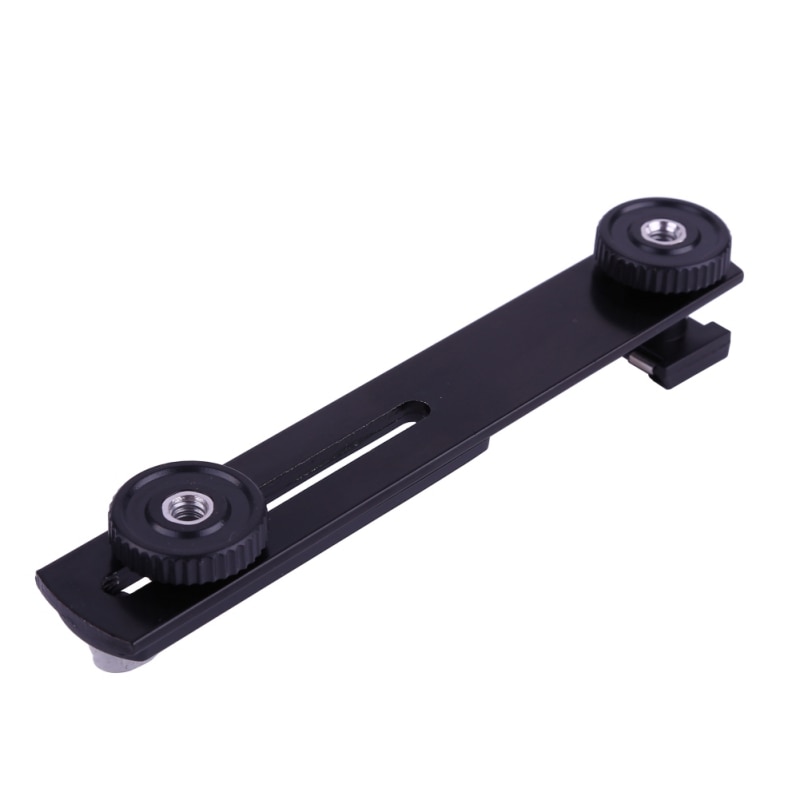 Gerade Blitz Halterung Stativ Knoten Rutsche Stative Schiene schnell Freisetzung Platte Klemme Adapter Fotografie Zubehör
