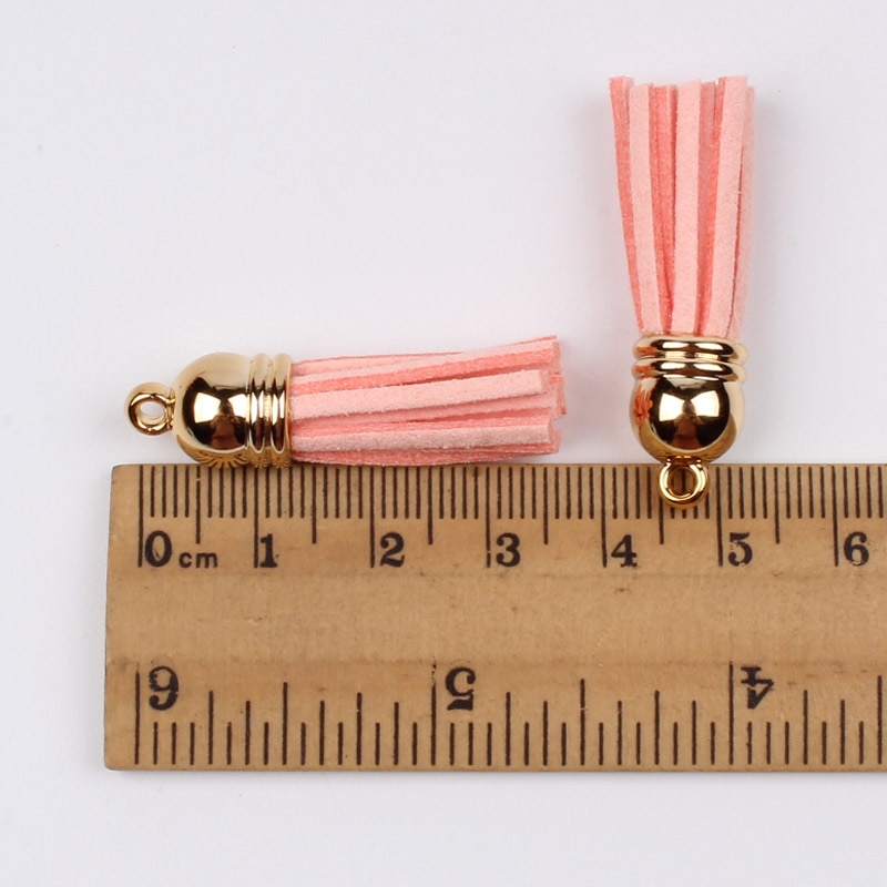 35mm 20pcs Vintage Velvet Tassels Pink Tassel Jewelry Finding Key Tassel Garments Accessories