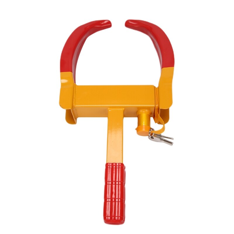 Universal Wheel Clamp Lock, Heavy Duty Security Tire Lock Anti Theft Lock for Car Trailer ATV SUV Golf Cart Motorcycle