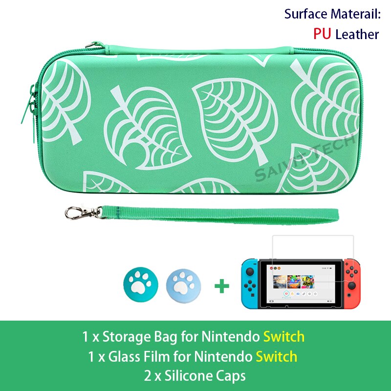 Nintend Switch Case Animal Crossing Nitendo Console Storage PU/Nylon Bag for Nintendo Switch/Lite AnimalCrossing Accessories: I Kit