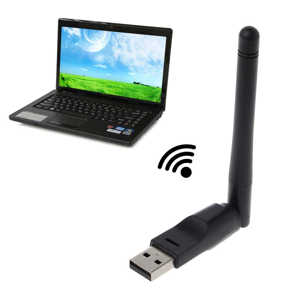 Ralink 5370 Mini Usb Wifi Adapter 2Dbi Antenne Lan Adapter Netwerkkaart 802.11b/N/G Recevier Antenne Voor laptop Desktop