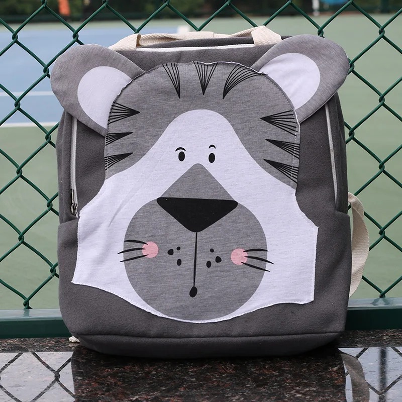 freundlicher Rucksack Kleinkind freundlicher Schultasche Tiere Mädchen Jungen Rucksack Kindergarten Karikatur Kaninchen Löwir Rosa Druck Tasche: Braun