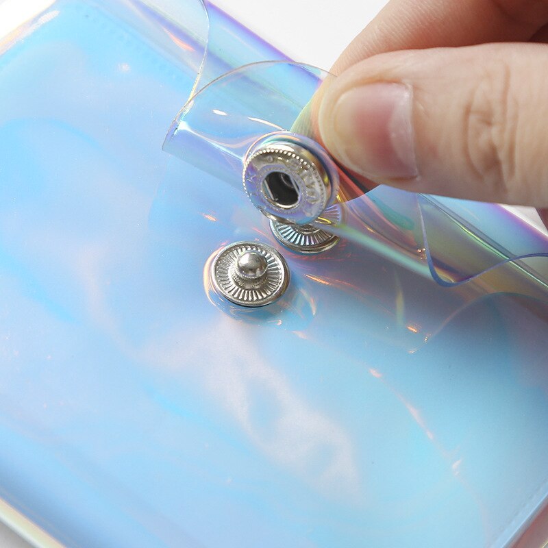 Pvc transparent Busniess Karte Halfter Frauen Wasserdichte 20 Karte Schlüssel Kreditkarte Tasche Hohe Kapazität SchöNe Mädchen Karteninhaber