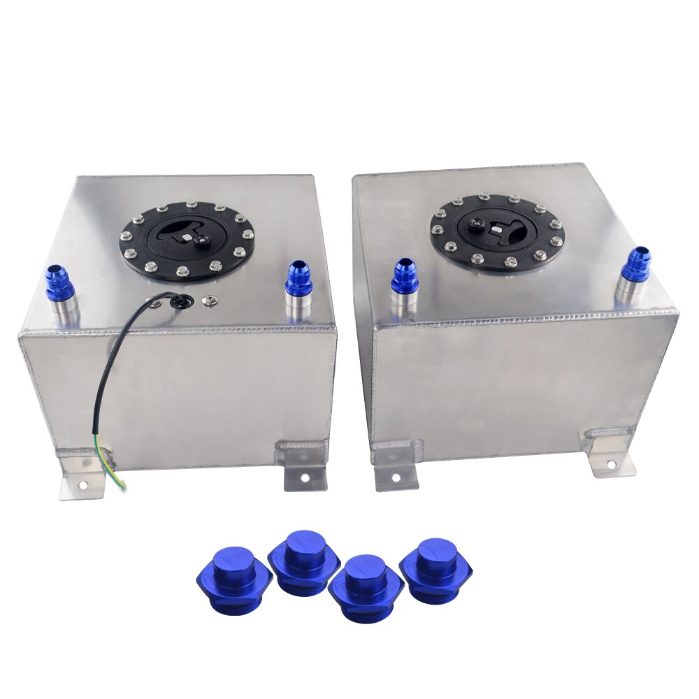 PQY - 20L Aluminum Fuel Surge Tank With / Without Sensor Fuel Cell 20L With Cap/ Foam Inside PQY-TK39/14